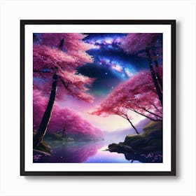 Cherry Blossoms 57 Art Print