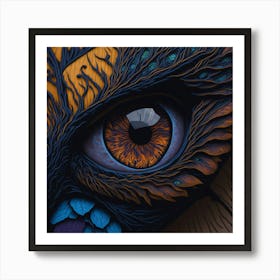 Eye Of The Owl Art Print