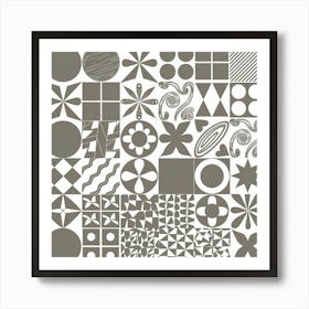 Abstract Pattern 1 Art Print