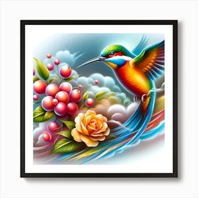 Hummingbird 3 Art Print