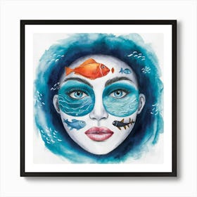 Face Of The Sea Art Print