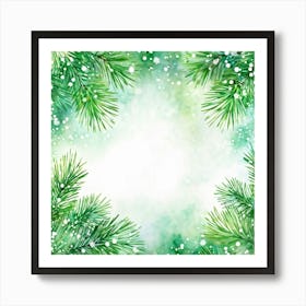 A Watercolour Style Depiction Of A Festive Environment Weaving Together Elements Of Magic And Celeb 2 1 Art Print