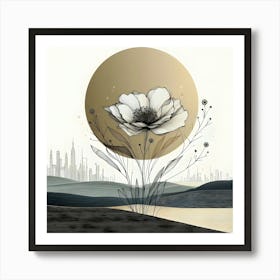 Flower Ii Canvas Print 1 Art Print