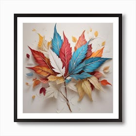 Maple Leaves 3 Art Print