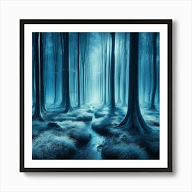 Dark Forest 9 Art Print