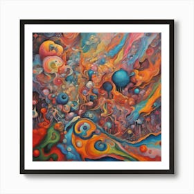 Psychedelic Painting 2 Art Print