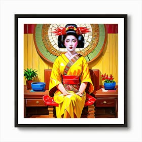 Geisha 4 Art Print