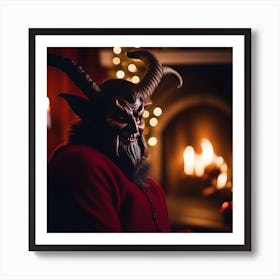 Devil Mask Art Print