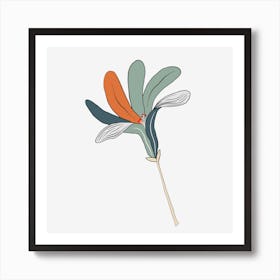 Flower On A Stick Art Print