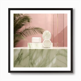 Pink Nature dream Contemporary V1 1 Art Print