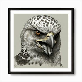 Eagle Head Art Print