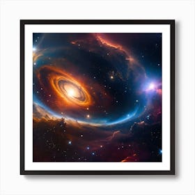 Galaxy In Space 9 Art Print