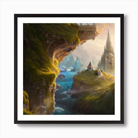 Castle In The Sky Art Print