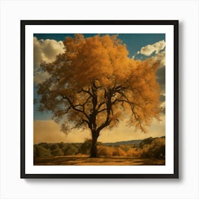 Autumn Tree Art Print