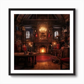 Room In A Castle 1 Art Print