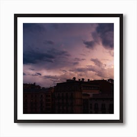 Barcelona Sunset II Art Print