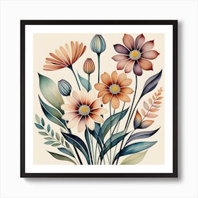 Petals Of Serenity 1 Art Print