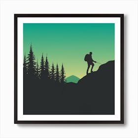 Hike Thru The Forest Art Print