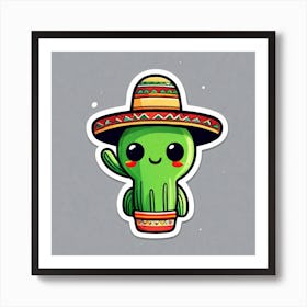 Cute Cactus 4 Art Print