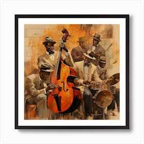 Jazz Musicians 31 Art Print