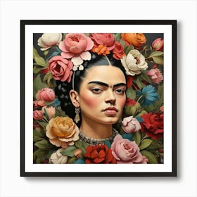 Frida Kahlo paintings 3 Art Print