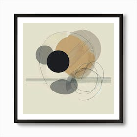 Abstract Circles 5 Art Print