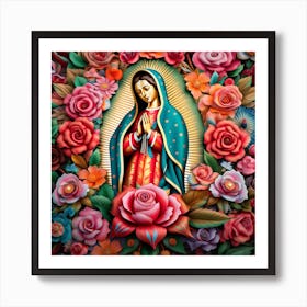 Virgin Of Guadalupe 6 Art Print