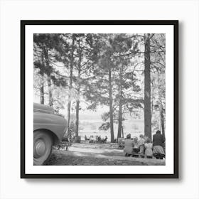 Untitled Photo, Possibly Related To Klamath Falls, Oregon, Sunday Afternoon In The City Park By Russell Lee 4 Art Print