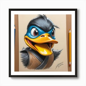 Star Wars Duck 1 Art Print