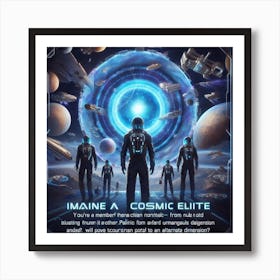 Imagine A Cosmic Elite 1 Art Print