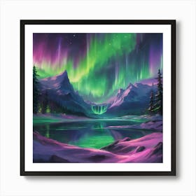 Aurora Borealis Art Print