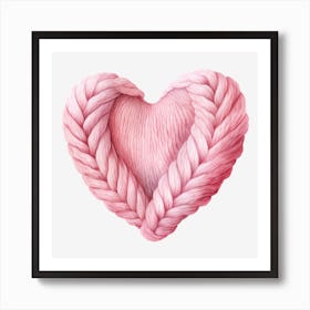 Heart Of Yarn 17 Art Print