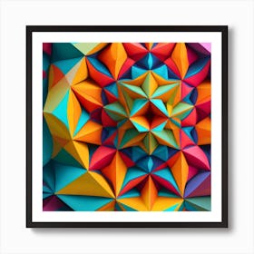 Geometric Abstract Art Art Print