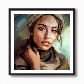 Portrait Of A Woman 2 Art Print