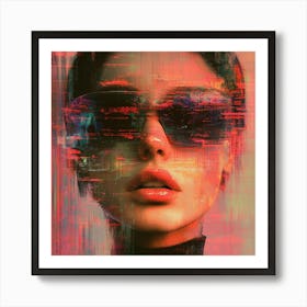 Digital - Woman In Sunglasses Art Print