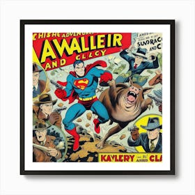 The Amazing Adventures of Kavalier and Clay, 1930's comic 1 Art Print