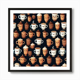 Coffee Mugs 6 Art Print