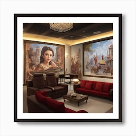 Indian Living Room Art Print