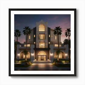 California Villa Art Print