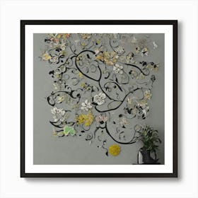 Flower Wall Art 5 Art Print