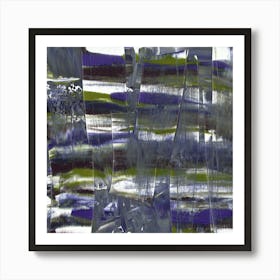 Modern Abstract - Blue Green Art Print