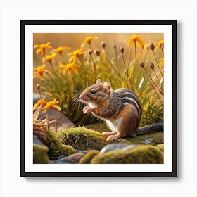 Chipmunk Art Print