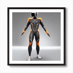 Futuristic Man 124 Art Print