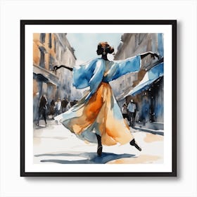 Ballet Dancer 3 Art Print