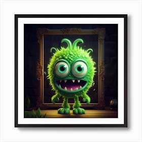 Monster In A Frame Art Print