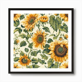 Sunflowers 11 Art Print