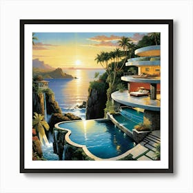 Cliff House 2 Art Print