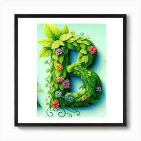 Letter B Art Print