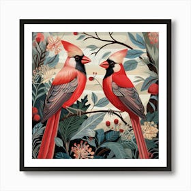 Bird In Nature Cardinal 3 Art Print