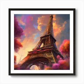 Eiffel Tower 2 Art Print